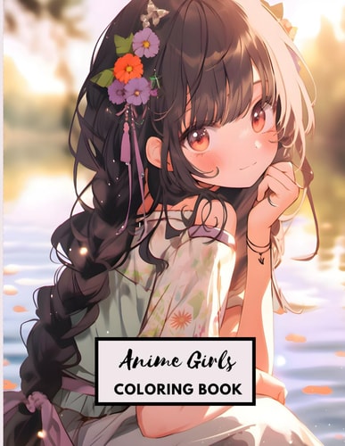 Anime Girls Coloring Book 117 Beautiful Japanese Anime Fashion Coloring Pages for Kids, Teens and Adults!