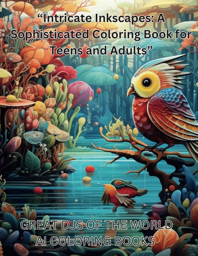'Intricate Inkscapes A Sophisticated Coloring Book for Teens and Adults" TURN THE TABLES