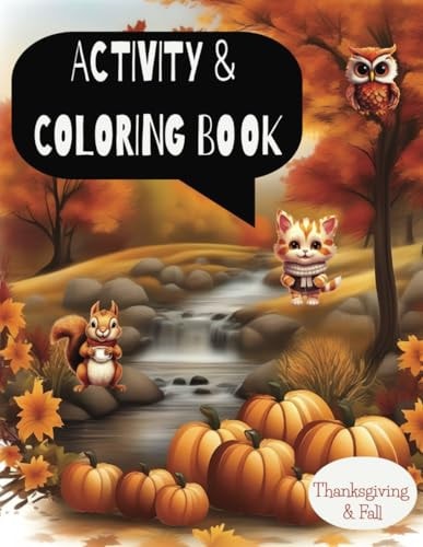 Activity & Coloring Book Thanksgiving & Fall
