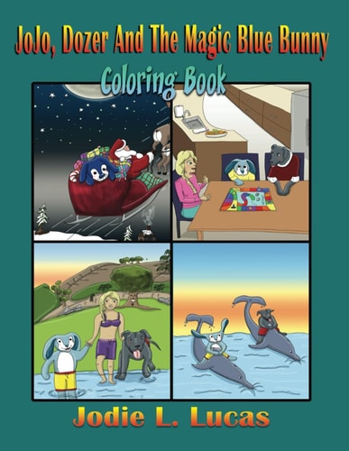 Jojo, Dozer And The Magic Blue Bunny Coloring Book