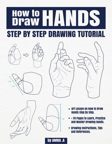 HOW TO DRAW HANDS Step by Step Drawing Tutorial