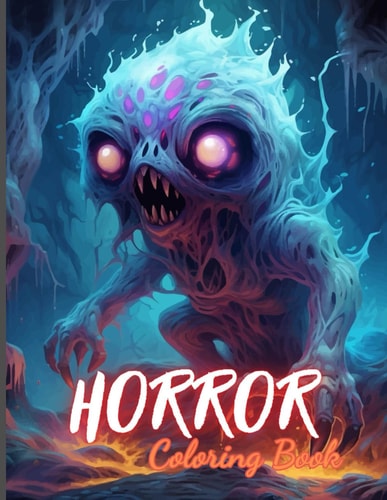 Horror Coloring Book for Adult High-Quality and Unique Coloring Pages