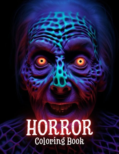 Horror Coloring Book for Adult High Quality +100 Beautiful Designs