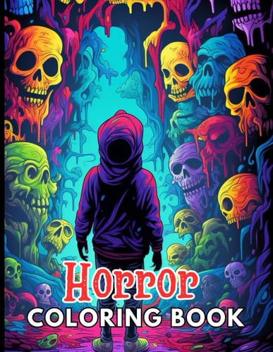 Horror Coloring Book for Adult High Quality and Unique Colouring Pages