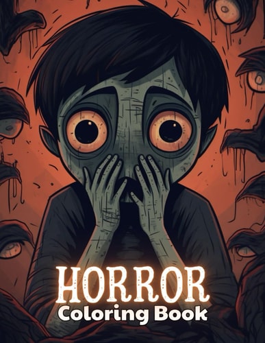 Horror Coloring Book for Adult 100+ Unique and Beautiful Designs