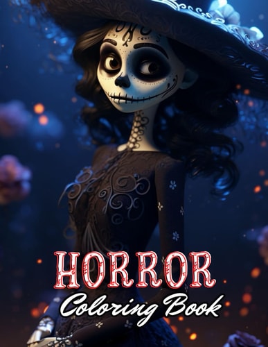Horror Coloring Book for Adult 100+ New and Exciting Designs
