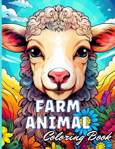 Farm Animal Mandala Coloring Book 100+ High-Quality Coloring Pages for All Ages