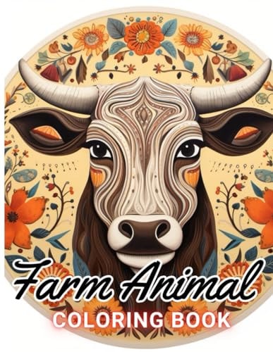 Farm Animal Mandala Coloring Book 100+ High-Quality and Unique Coloring Pages For All Fans