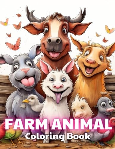 Farm Animal Mandala Coloring Book 100+ Unique and Beautiful Designs