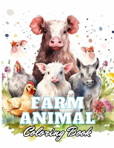 Farm Animal Mandala Coloring Book 100+ New and Exciting Designs for All Fans