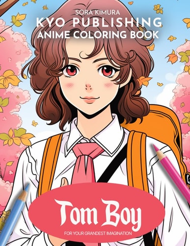 Anime Coloring Book TomBoy Unapologetically You - 40 High-Quality Illustrations of Bold Spirit and Adventure