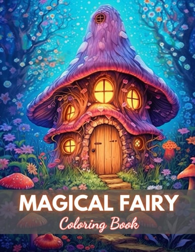 Magical Fairy Houses Coloring Book High-Quality and Unique Coloring Pages