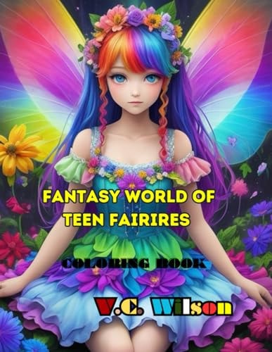 Fantasy World of Teen Fairies Coloring Book