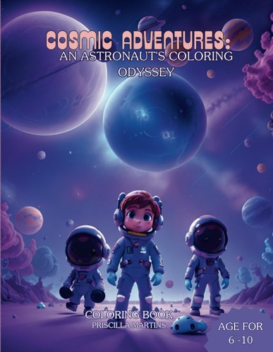Cosmic Adventures An Astronaut's Coloring Odyssey