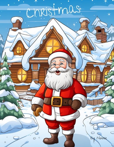 Christmas A Coloring Book for Kids