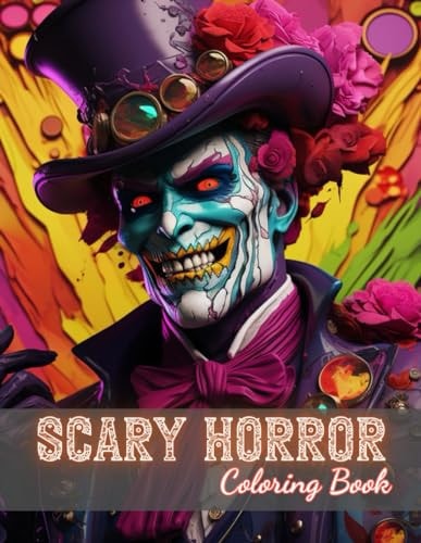 Scary Horror Coloring Book for Adult High Quality and Unique Colouring Pages