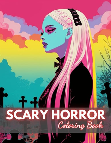 Scary Horror Coloring Book for Adult High-Quality and Unique Coloring Pages