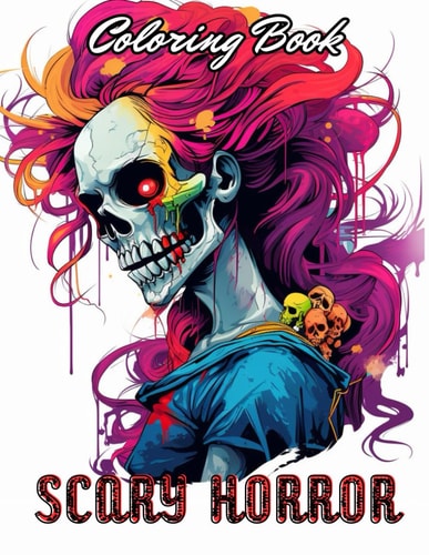 Scary Horror Coloring Book for Adult New and Exciting Designs