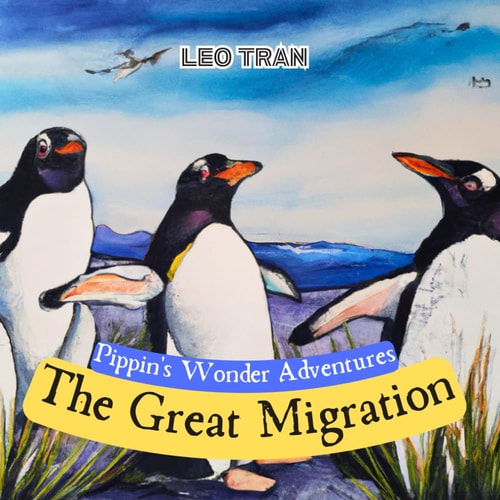 Pippin's Wonder Adventures The Great Migration: Engaging Penguin Books for Kids, with Cute Children's Bedtime Story Illustrations - Premium Color Prints