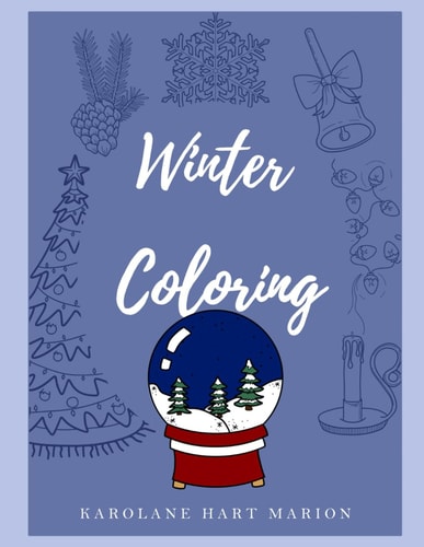 Winter Coloring Simple and Easy Designs for All Ages