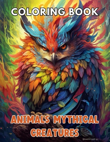 Animals Mythical Creatures Coloring Book New and Exciting Designs Suitable for All Ages
