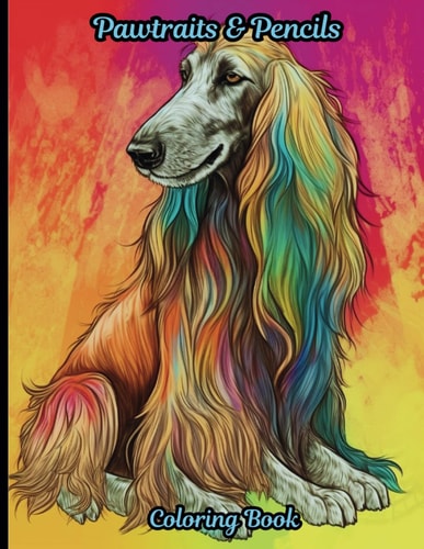 Pawtraits & Pencils Coloring Book A 50-page Coloring Book where You Bring to Life Stunning Pencil Portraits of Various Dog Breeds with Furry Facts.