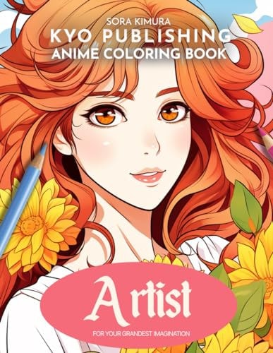 Anime Coloring Book Artist Canvas of Creativity - 40 High-Quality Manga Illustrations