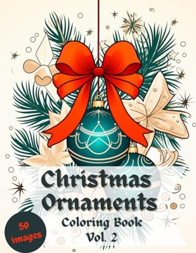 Christmas Ornaments Coloring Book Vol. 2