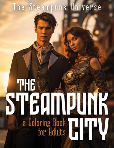 The Steampunk City A Coloring Book for Adults