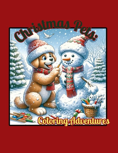Christmas Pets Coloring Adventures
