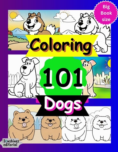 Coloring 101 Dogs Coloring Book for Kids