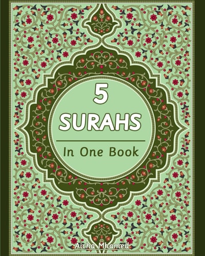 5 Surahs in One Book Surah Yusuf, Al-Isra, Al-Kahf, Yaseen and Ar-Rahman In in Arabic Text, English Translation and Transliteration