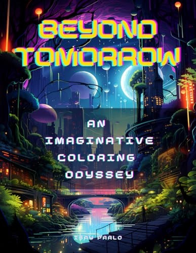 Beyond Tomorrow An Imaginative Coloring Odyssey: Coloring Book with 66 Futuristic Pages to Relax