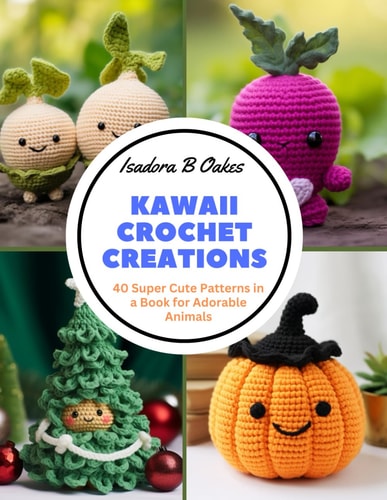 Kawaii Crochet Creations 40 Super Cute Patterns in a Book for Adorable Animals