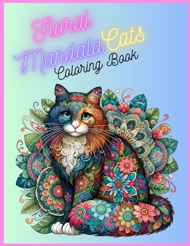 Cat Mandala Coloring Book