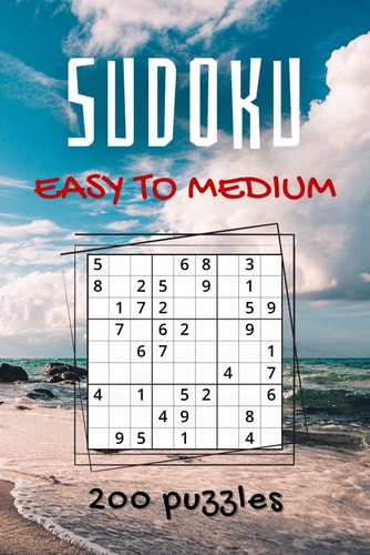200 Sudoku Puzzles Books Easy to Medium Levels Sudoku Puzzles Brain Games for Adults & Seniors