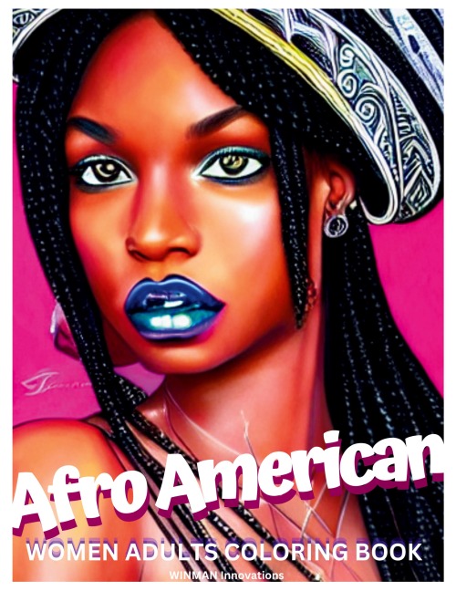AFRO AMERICAN WOMEN ADULTS COLORING BOOK