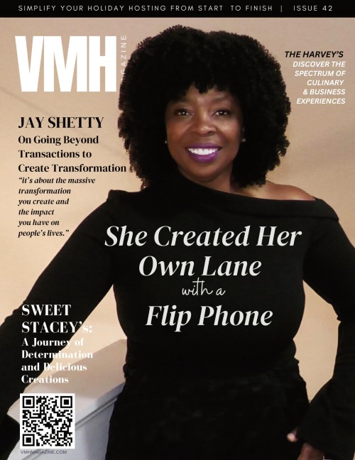 VMH Magazine - Issue 42: She Created Her Own Lane  with a  Flip Phone