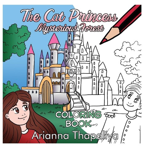 The Cat Princess Mysterious Forest: Coloring Book