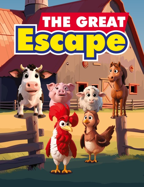 The Great Escape: A Story About A Group of Animals Who Escape From The Farm to Avoid Being Sold to The Market