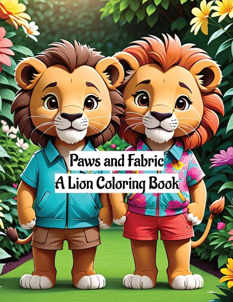 Paws and Fabric: A Lion Coloring Book