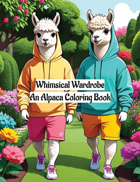 Whimsical Wardrobe: An Alpaca Coloring Book