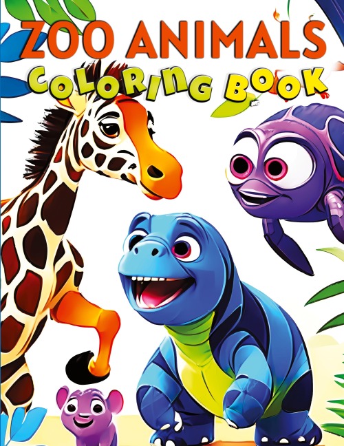 ZOO Animals Coloring Book for Kids: Zookeepers Playground Coloring Book