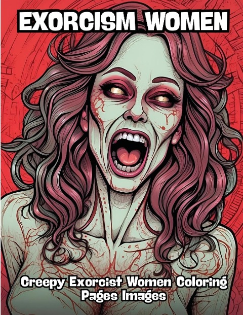 Exorcism Women: Creepy Exorcist Women Coloring Pages Images