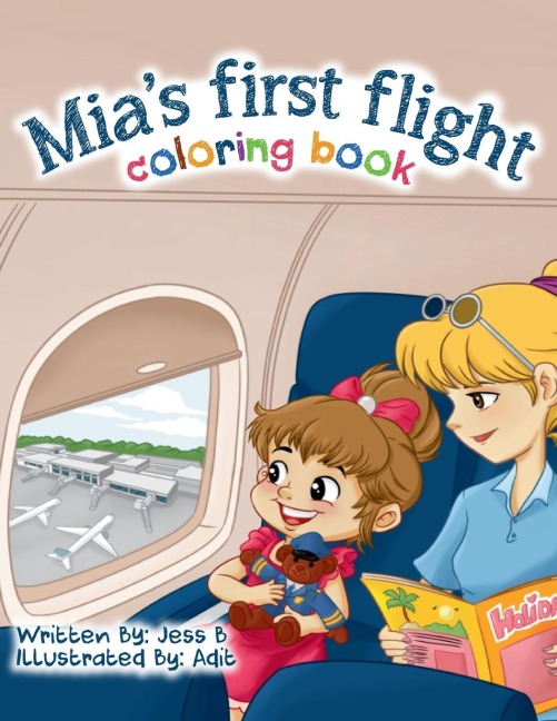 Mias First Flight - Coloring Book