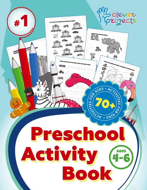 Preschool Activity Book for Kids 4-6 Years Old: Activity Book for Kids