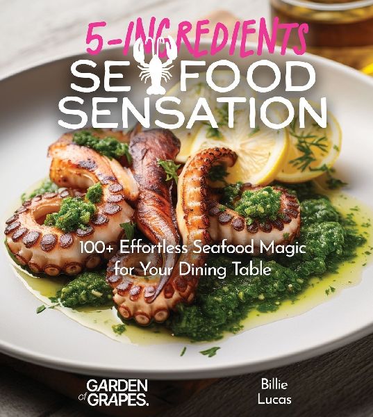 5-Ingredient Seafood Sensations: Savor the Sea - 100+ Effortless Seafood Magic for Your Dining Table, Pictures Included