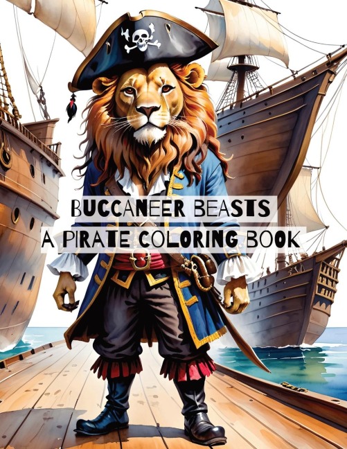 Buccaneer Beasts: A Pirate Coloring Book