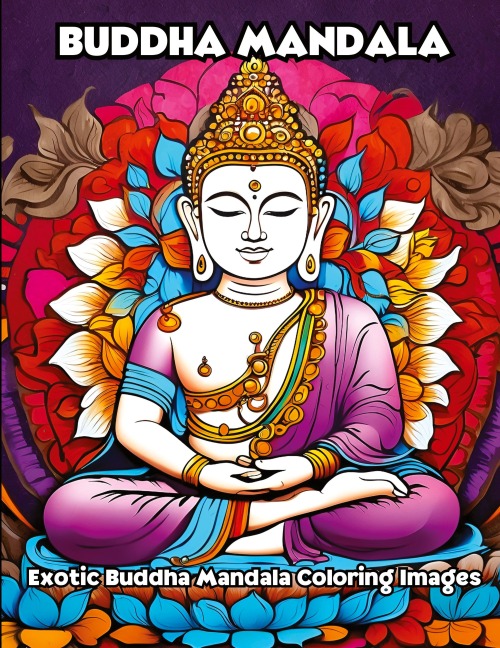 Buddha Mandala: Exotic Buddha Mandala Coloring Images