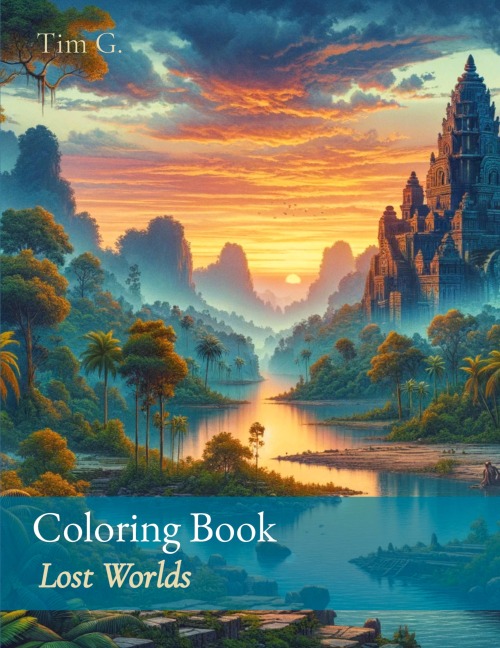 Coloring Book: Lost Worlds